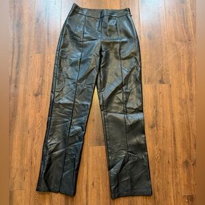 Nasty Gal Faux Leather Trousers